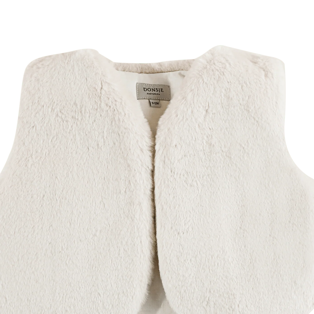 Pimmy Gilet | Off White Teddy