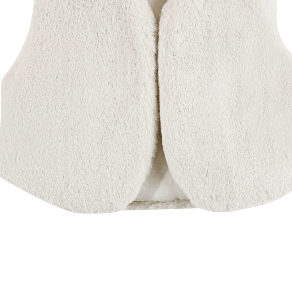 Pimmy Gilet | Off White Teddy