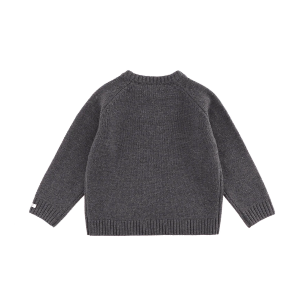 Fionn Merino Wool Sweater | Cloudy Grey Melange  Regular price