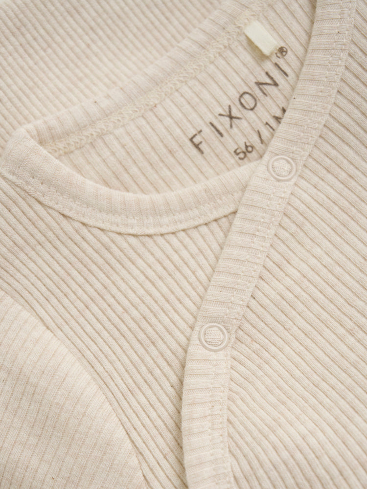 Wrap Body LS Rib - Tapioca