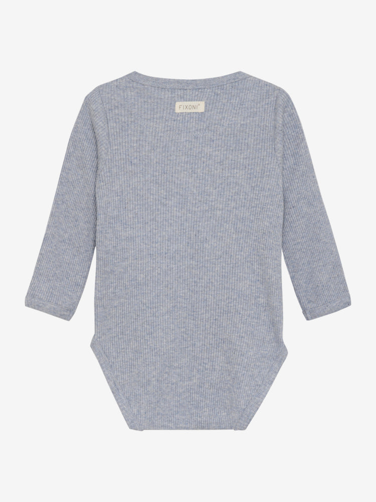 Wrap Body LS Rib - Gray Dawn