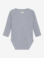 Wrap Body LS Rib - Gray Dawn