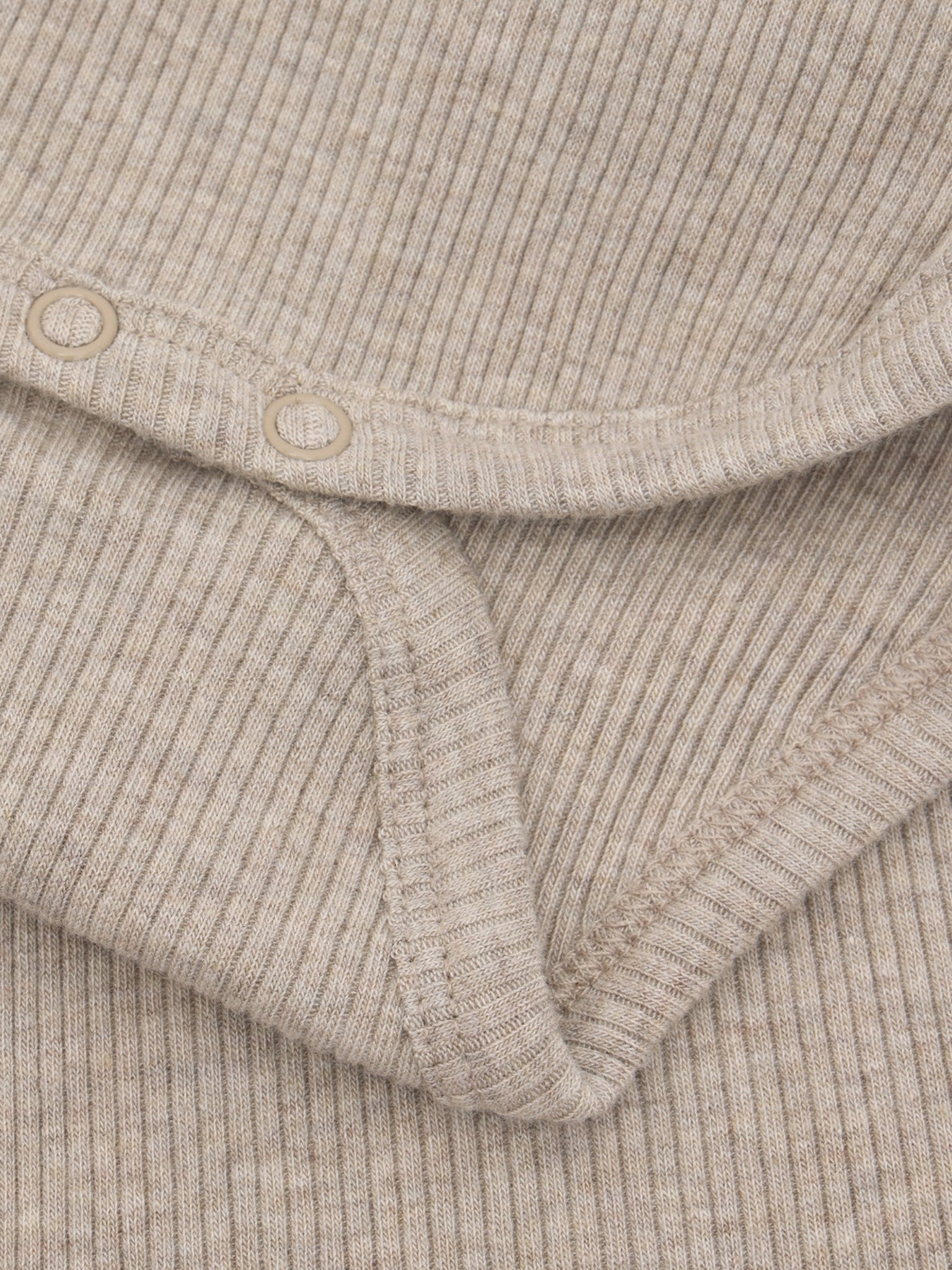 (423100) Body LS Melange Rib - 1301 Pure cashmere melange