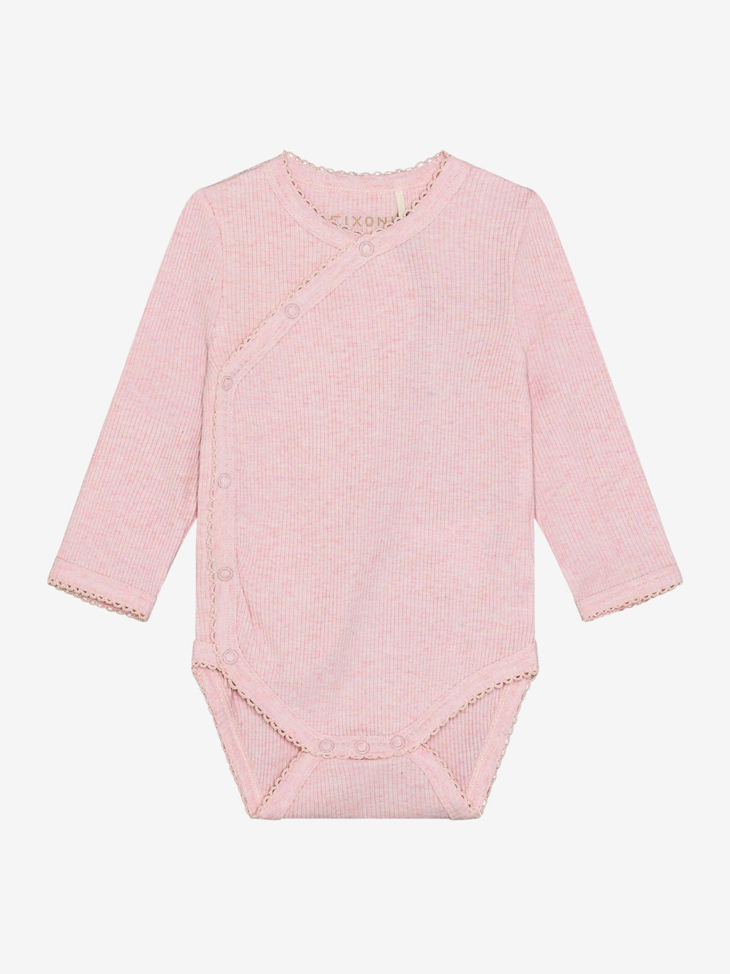 (423101) Wrap Body LS Melange Rib - 5304 Bleached Mauve Melange - MintMouse (Unicorner Concept Store)