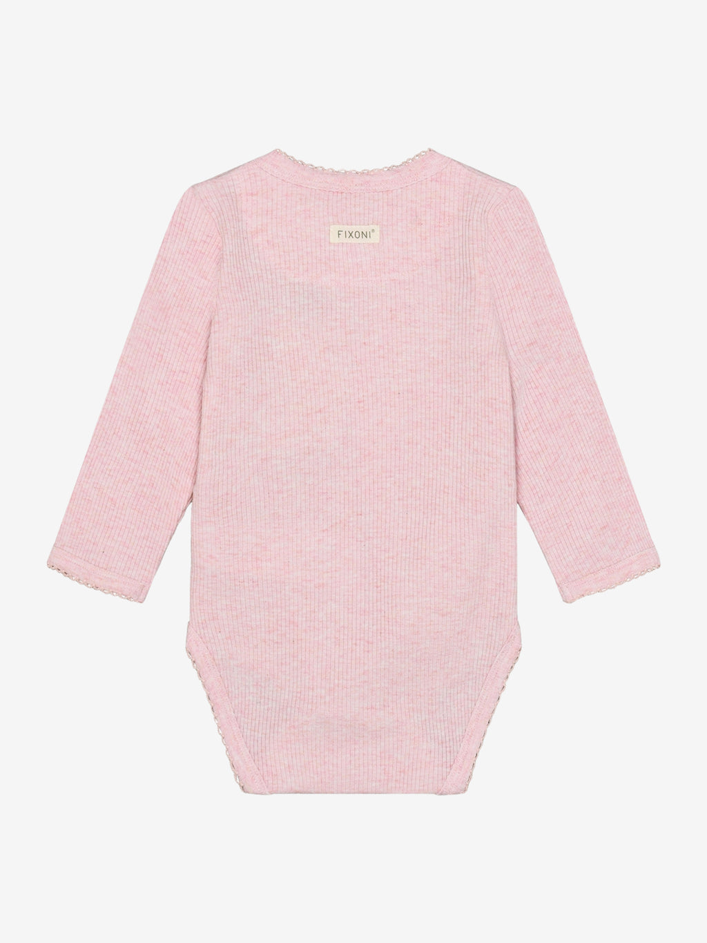 (423101) Wrap Body LS Melange Rib - 5304 Bleached Mauve Melange - MintMouse (Unicorner Concept Store)