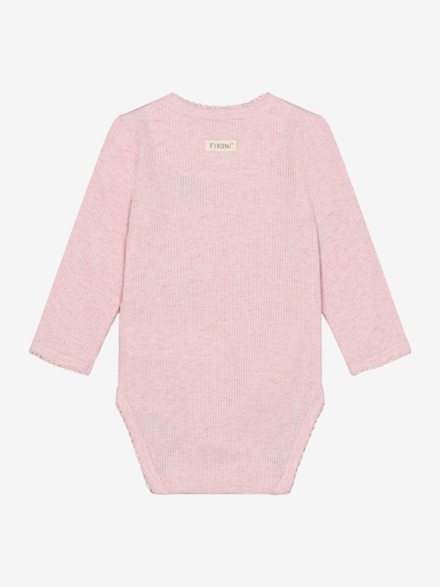 (423101) Wrap Body LS Melange Rib - 5304 Bleached Mauve Melange - MintMouse (Unicorner Concept Store)