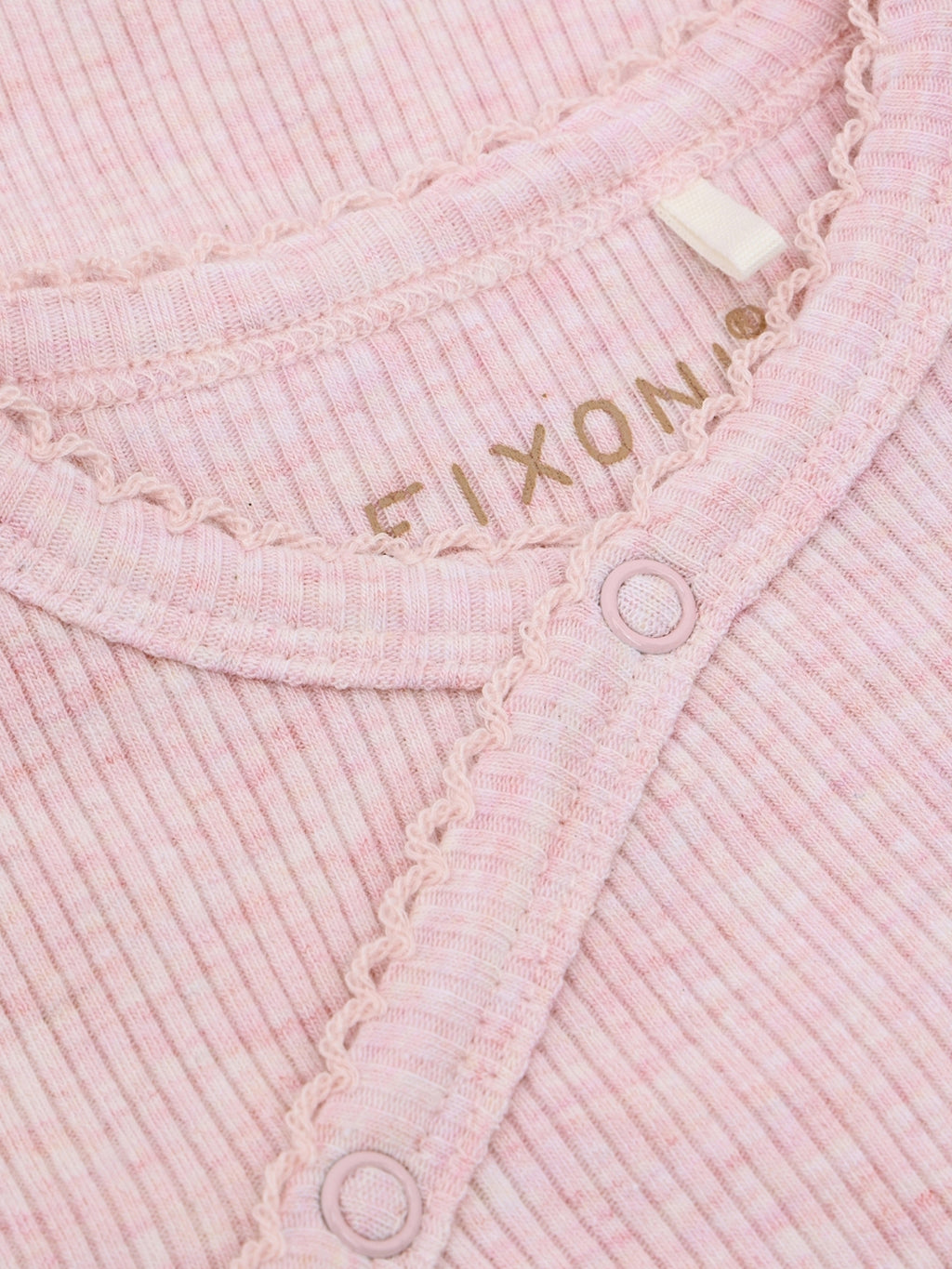 (423101) Wrap Body LS Melange Rib - 5304 Bleached Mauve Melange - MintMouse (Unicorner Concept Store)