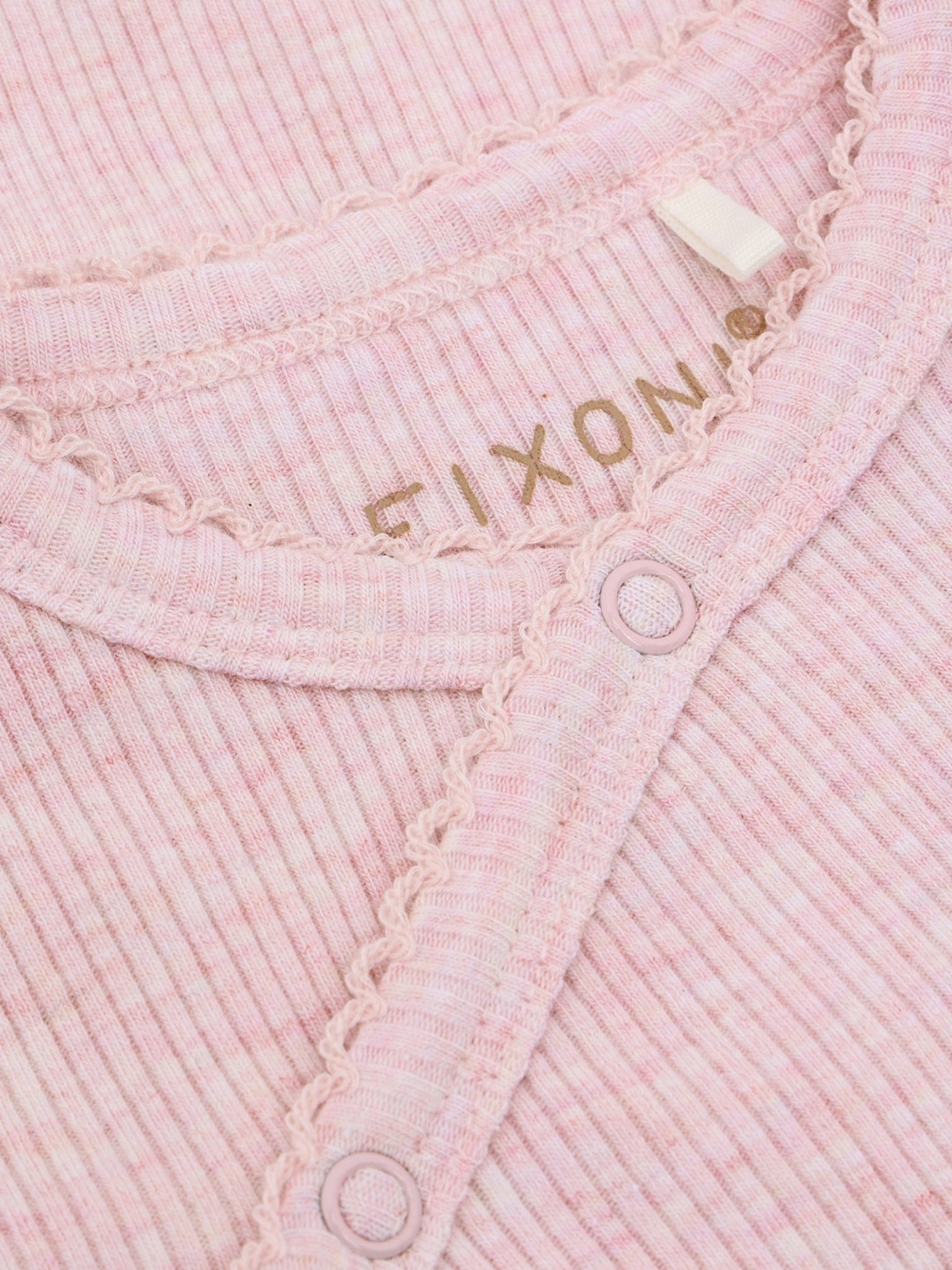 (423101) Wrap Body LS Melange Rib - 5304 Bleached Mauve Melange - MintMouse (Unicorner Concept Store)