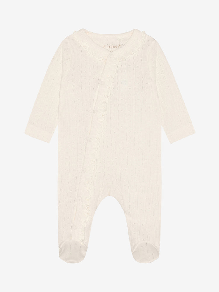 (423139) - Romper Pointelle - 1701 Eggnog
