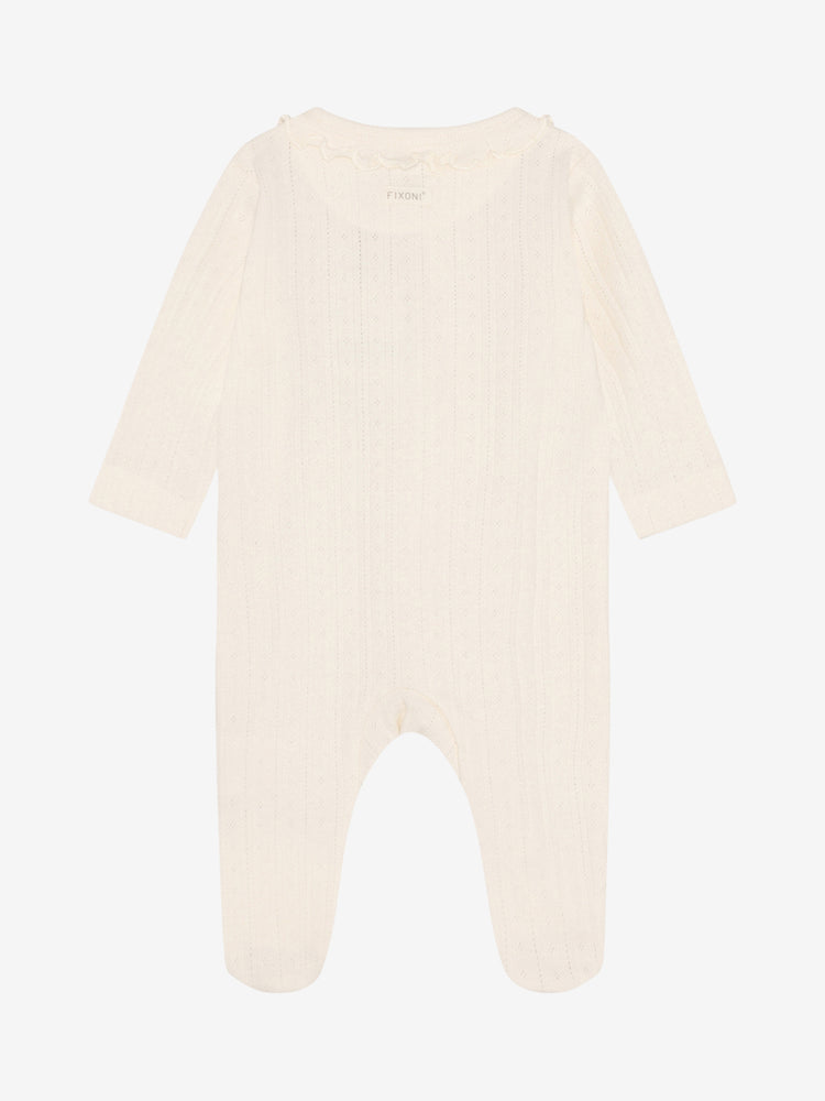 (423139) - Romper Pointelle - 1701 Eggnog