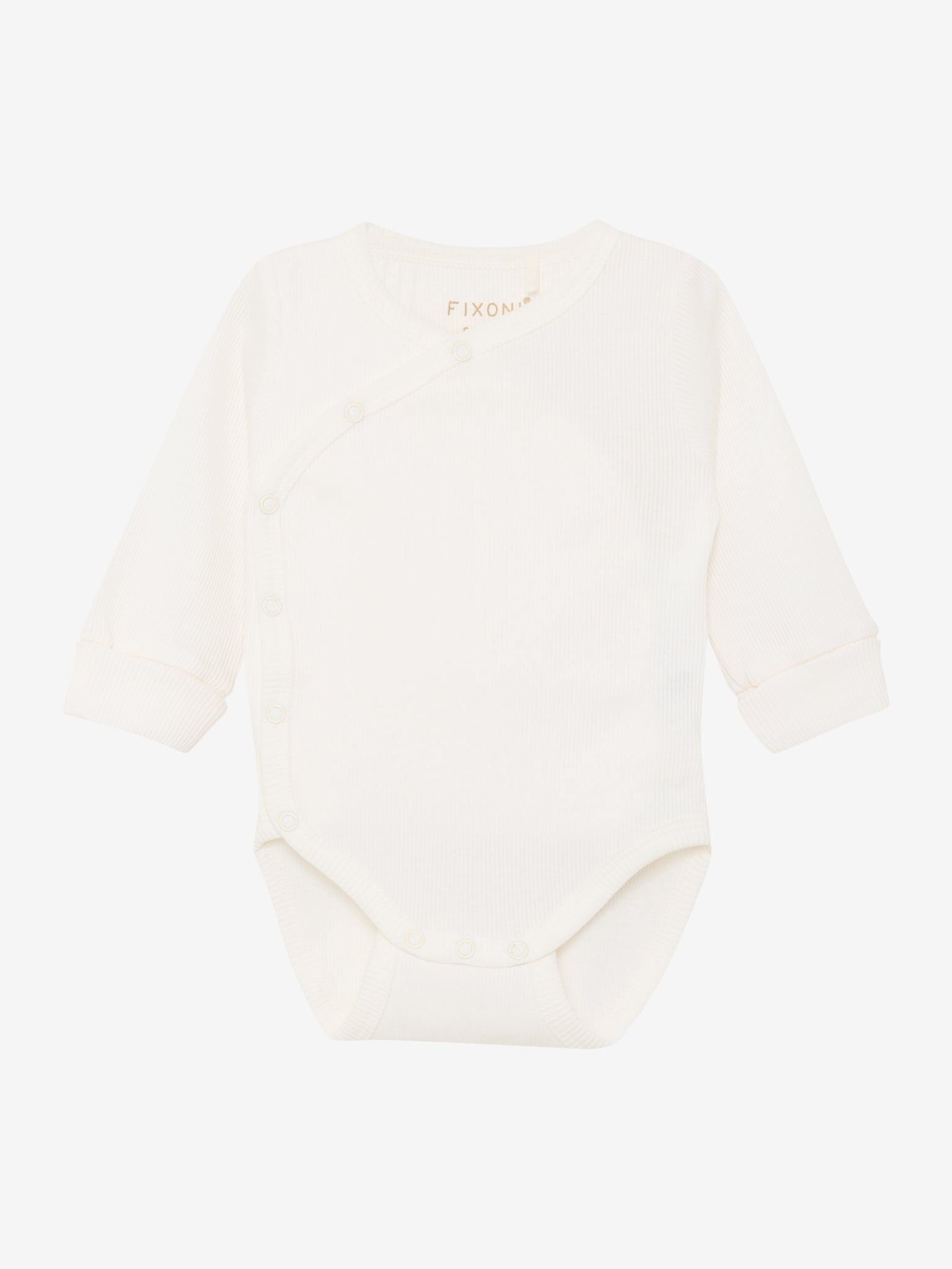 (423200) Wrap Body LS Rib Solid - 1604 Gardenia - MintMouse (Unicorner Concept Store)