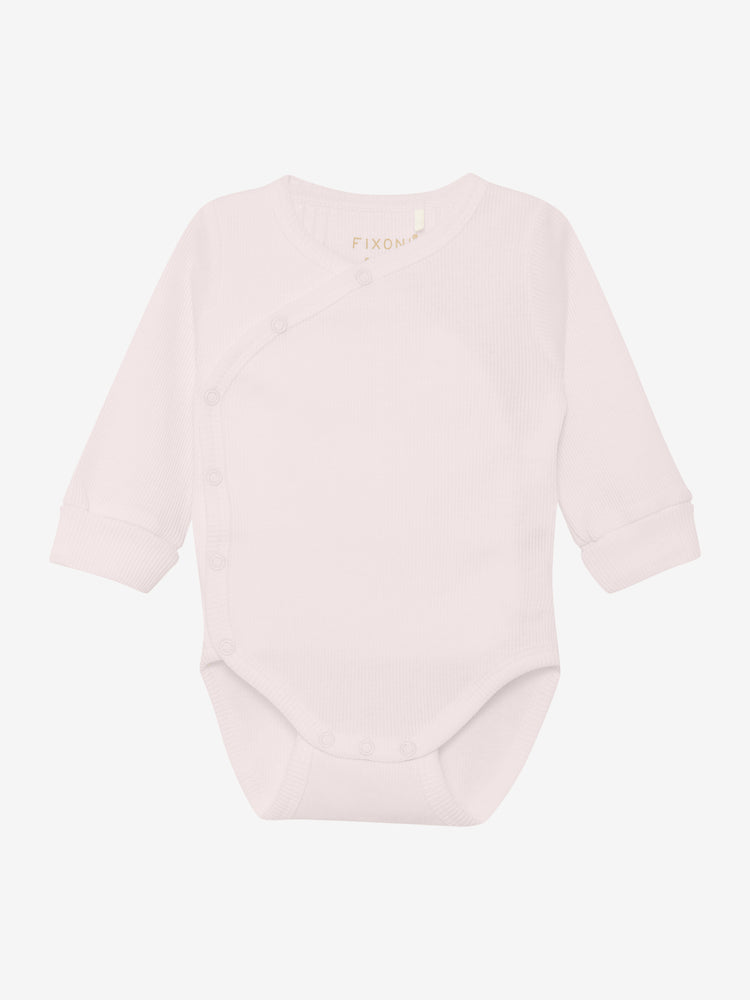 (423200) Wrap Body LS Rib Solid - 5803 Hushed Violet