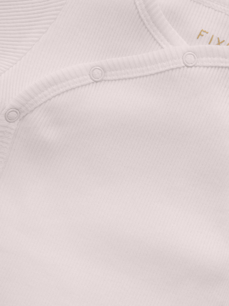 (423200) Wrap Body LS Rib Solid - 5803 Hushed Violet