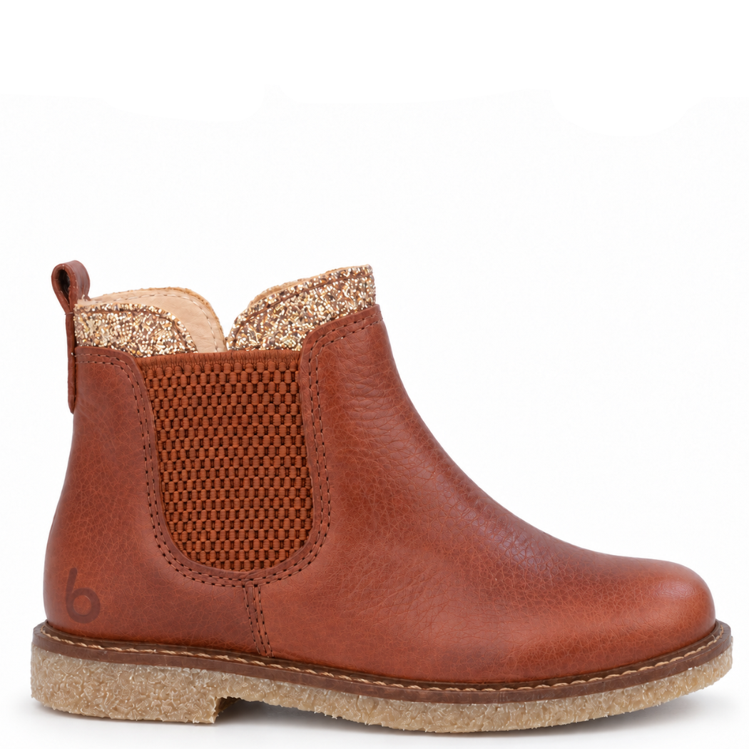 Light Brown Leather Boot (25656-B)