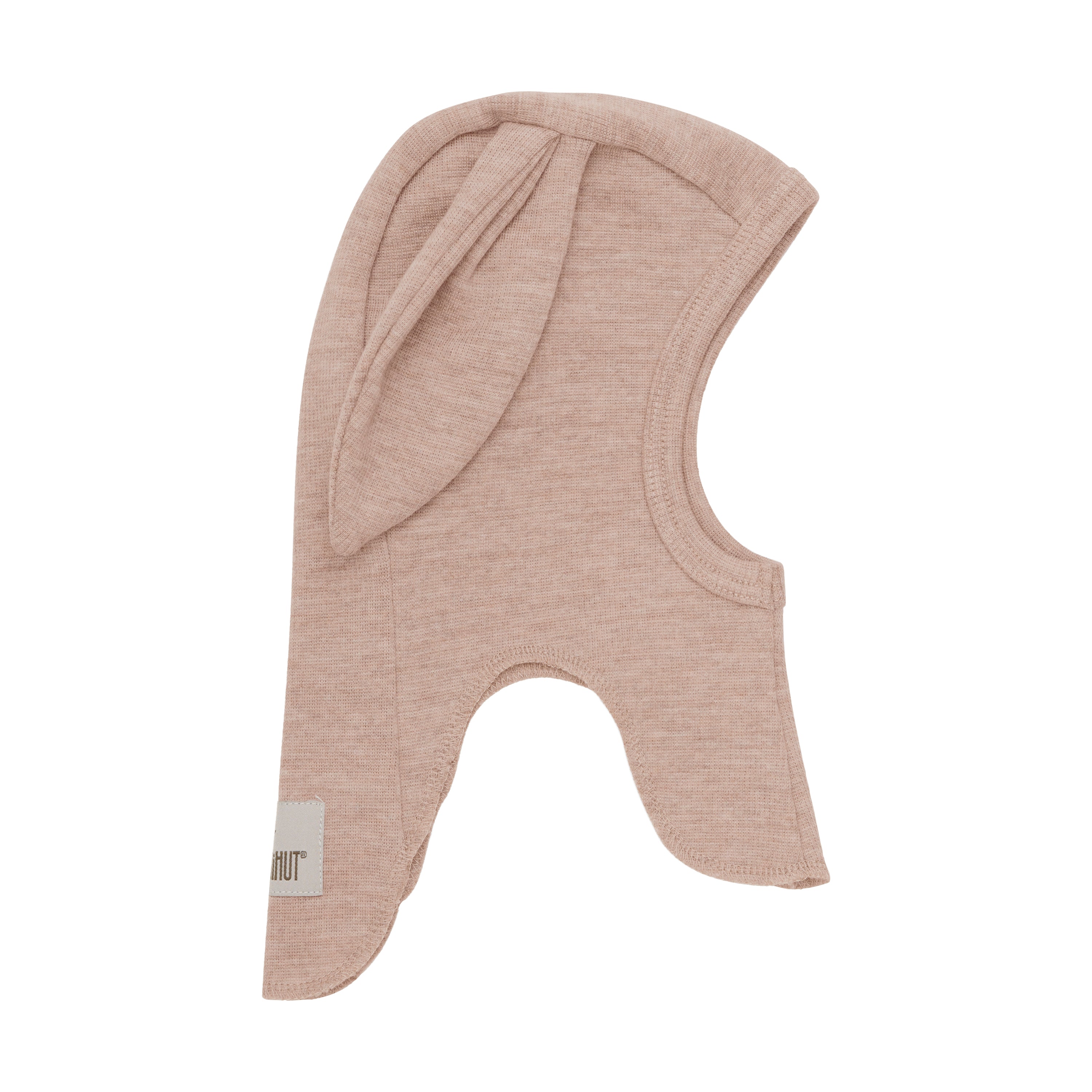 (460208) Balaclava Ears Wool Rib - Mahogany Rose - MintMouse (Unicorner Concept Store)