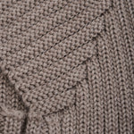 (460234) Balaclava Pixie Wool Knit - Brown Melange