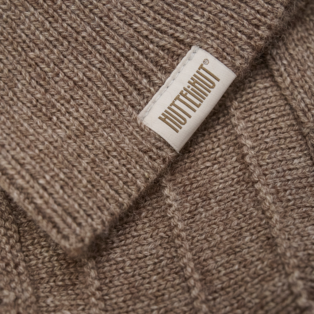 (460241) Balaclava Ears Wool Knit - Morel - MintMouse (Unicorner Concept Store)