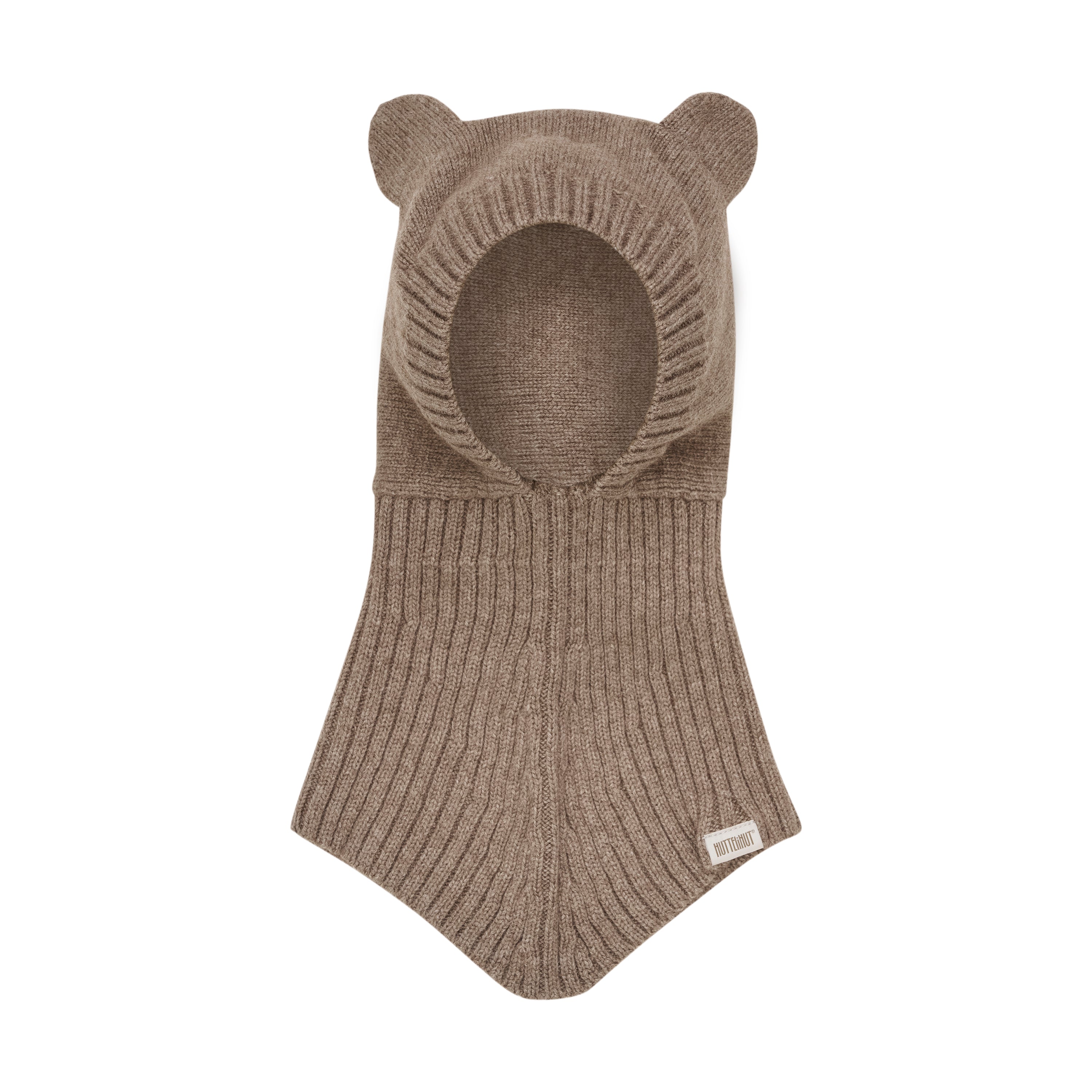 (460242) Balaclava Ears Wool Knit - Morel - MintMouse (Unicorner Concept Store)