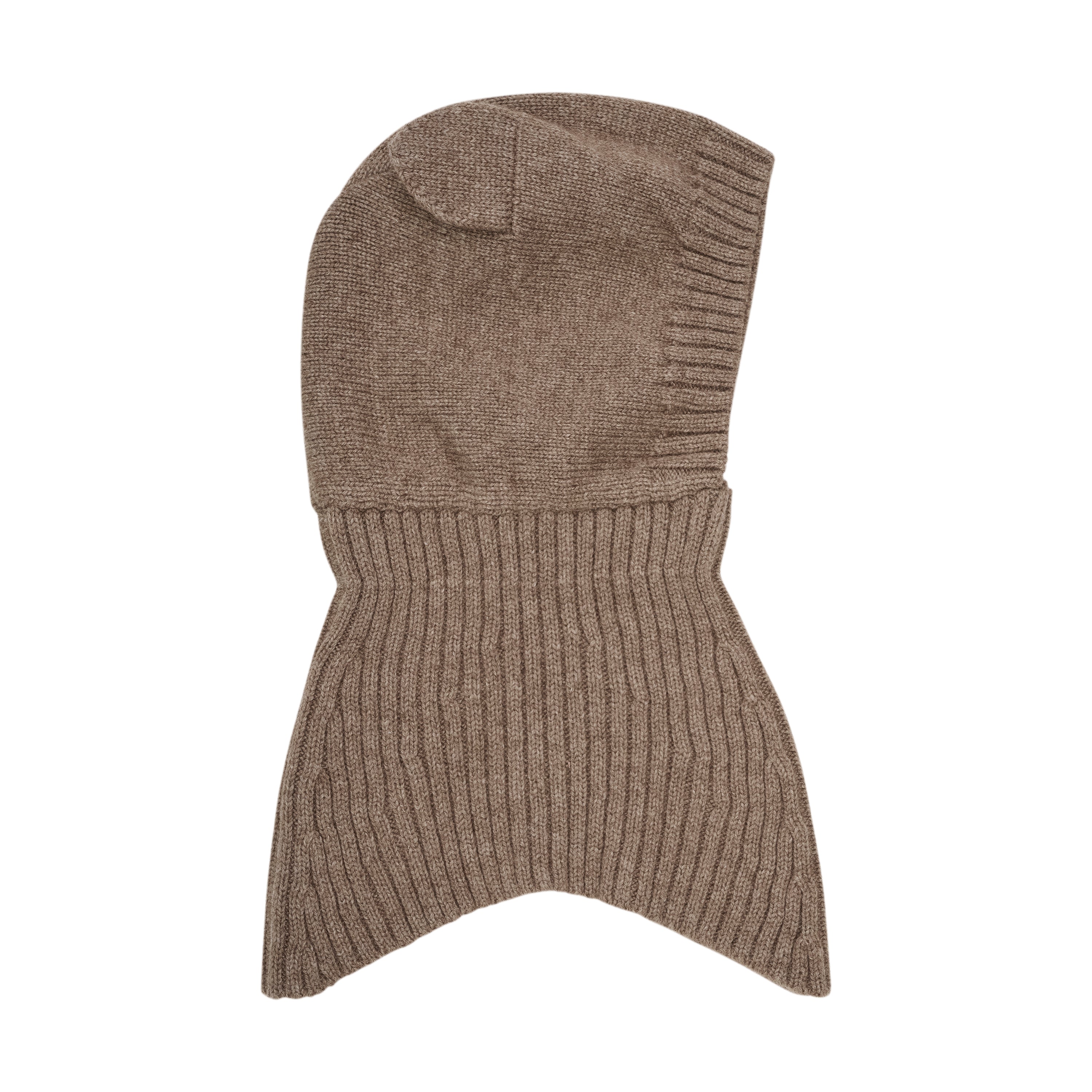 (460242) Balaclava Ears Wool Knit - Morel - MintMouse (Unicorner Concept Store)