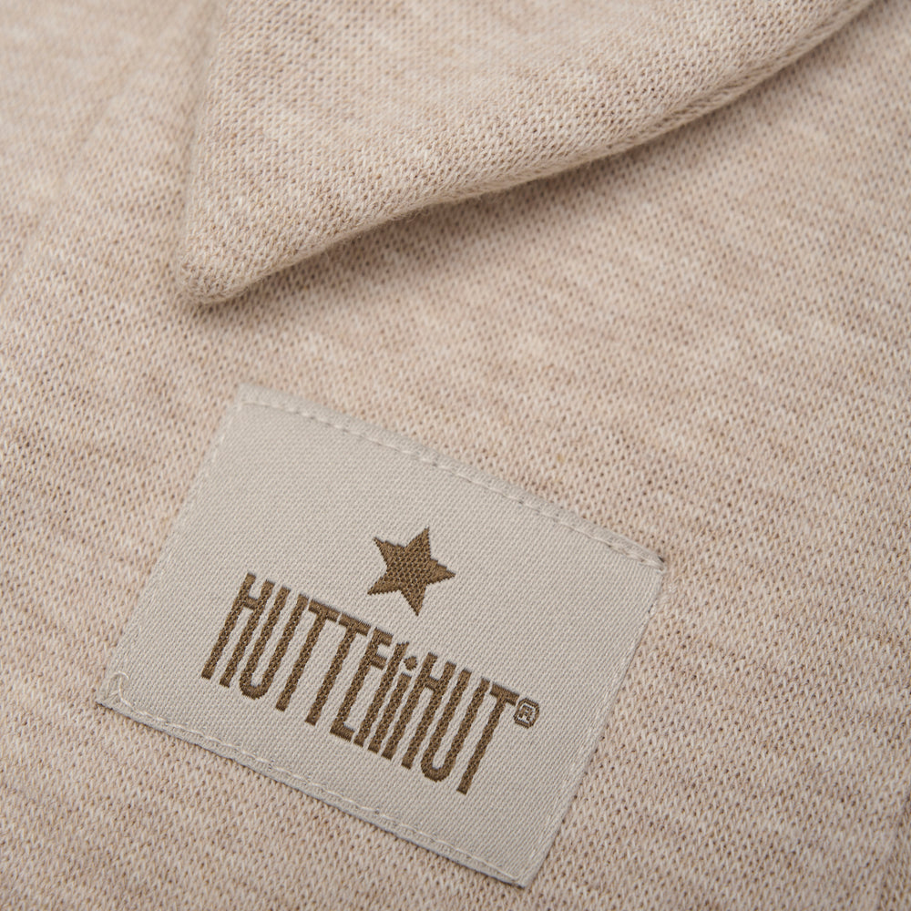 (460251) Balaclava Ears Cotton Rib - Camel Melange - MintMouse (Unicorner Concept Store)