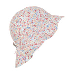 Summer Hat in Liberty Fabric - Sepia Rose