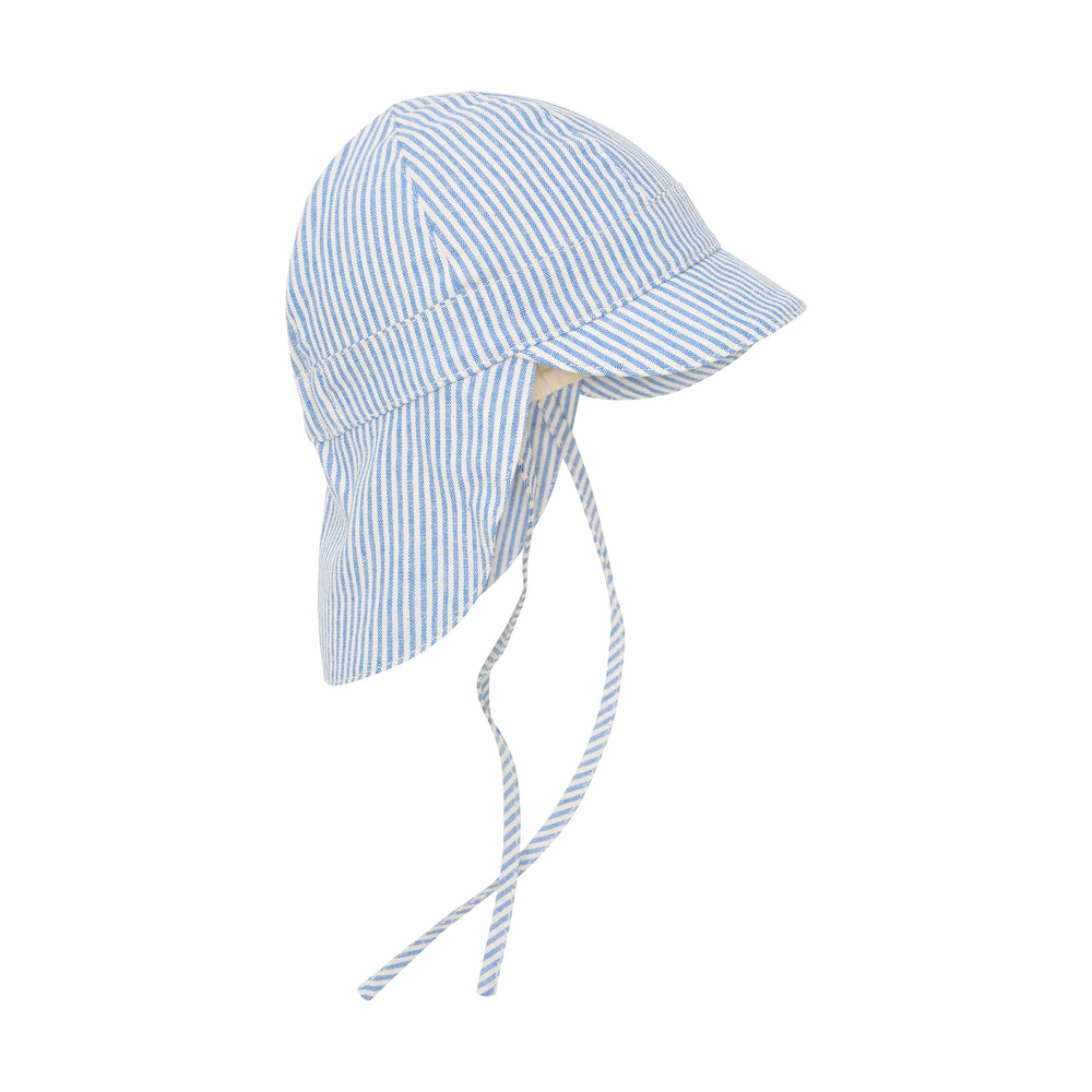 Summer Hat Woven Stripe - Quiet Harbor