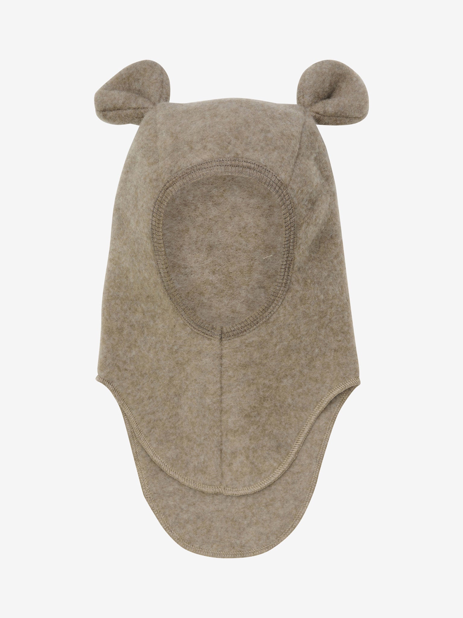 (460340) Balaclava Ears Wool Fleece - Savannah melange - MintMouse (Unicorner Concept Store)
