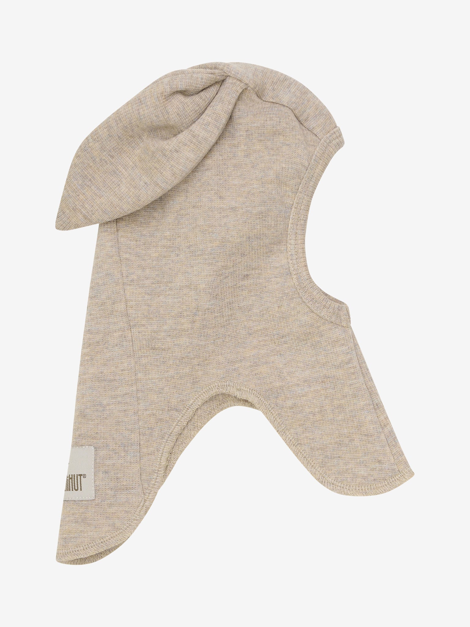 (460352) Balaclava Ears Wool Rib - Camel Melange - MintMouse (Unicorner Concept Store)