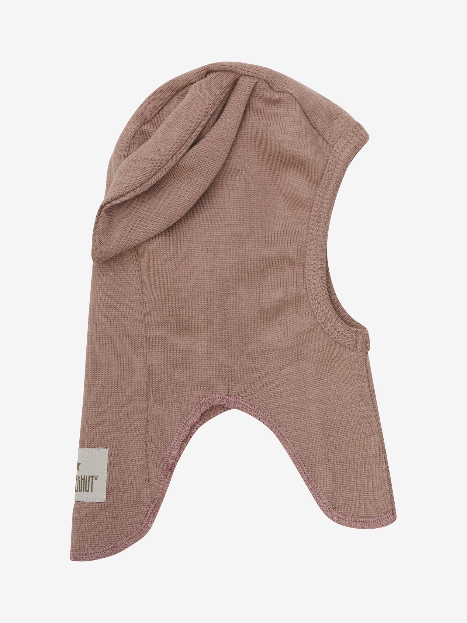 (460352) Balaclava Ears Wool Rib - Burlwood - MintMouse (Unicorner Concept Store)