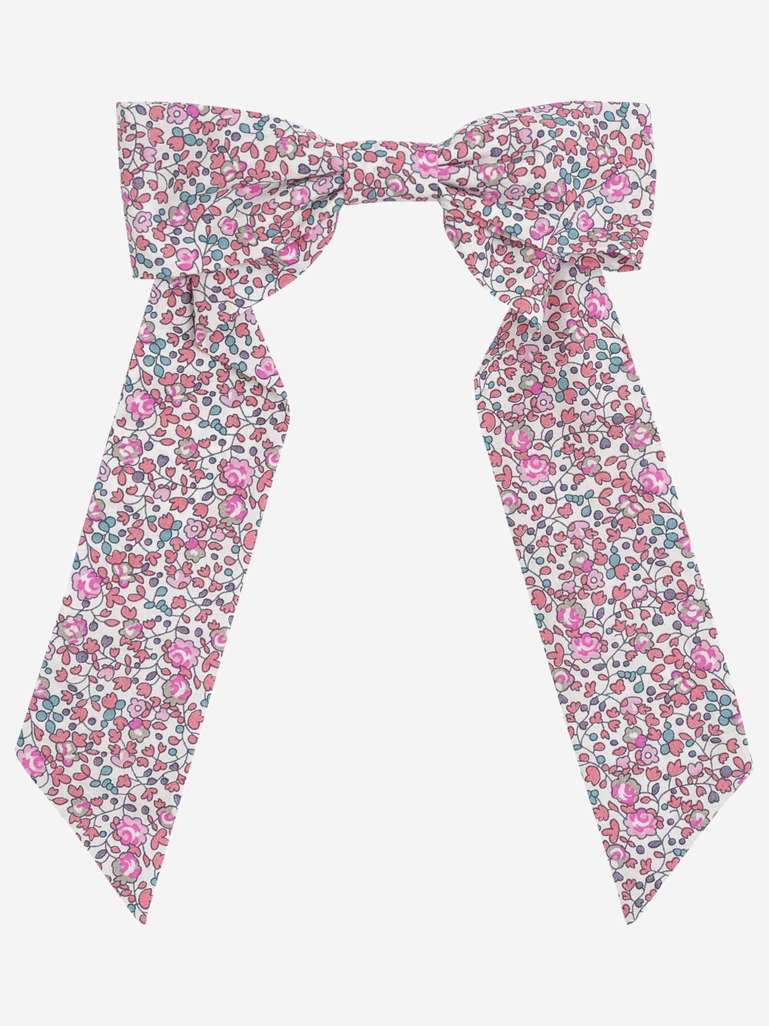 460482  Hairclip Bow in Liberty Fabric - 3715 Double Cream - MintMouse (Unicorner Concept Store)
