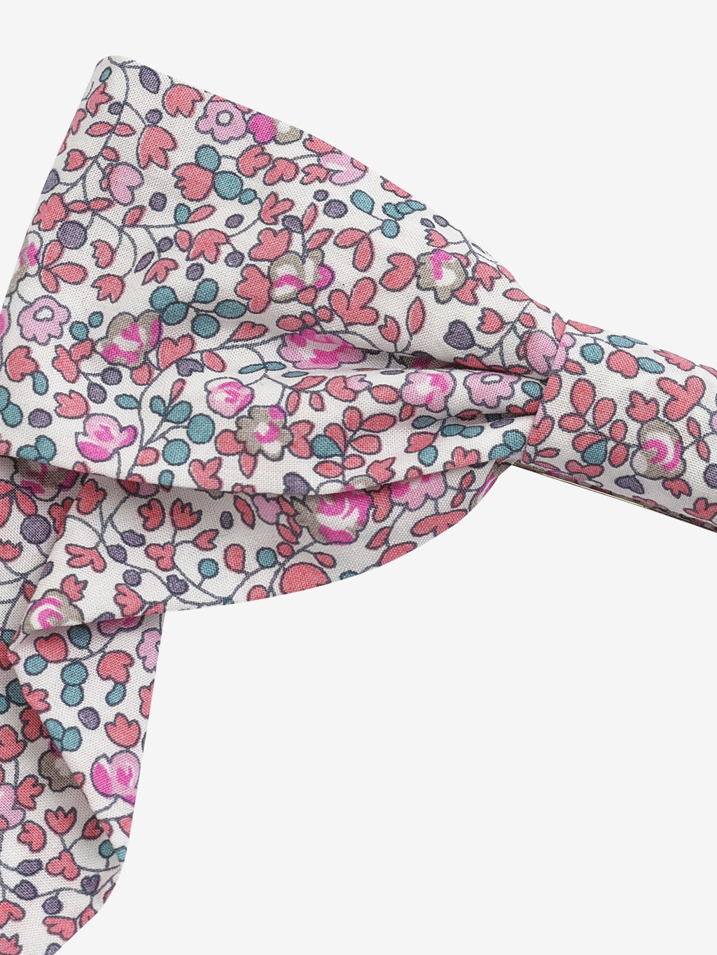 460482  Hairclip Bow in Liberty Fabric - 3715 Double Cream - MintMouse (Unicorner Concept Store)