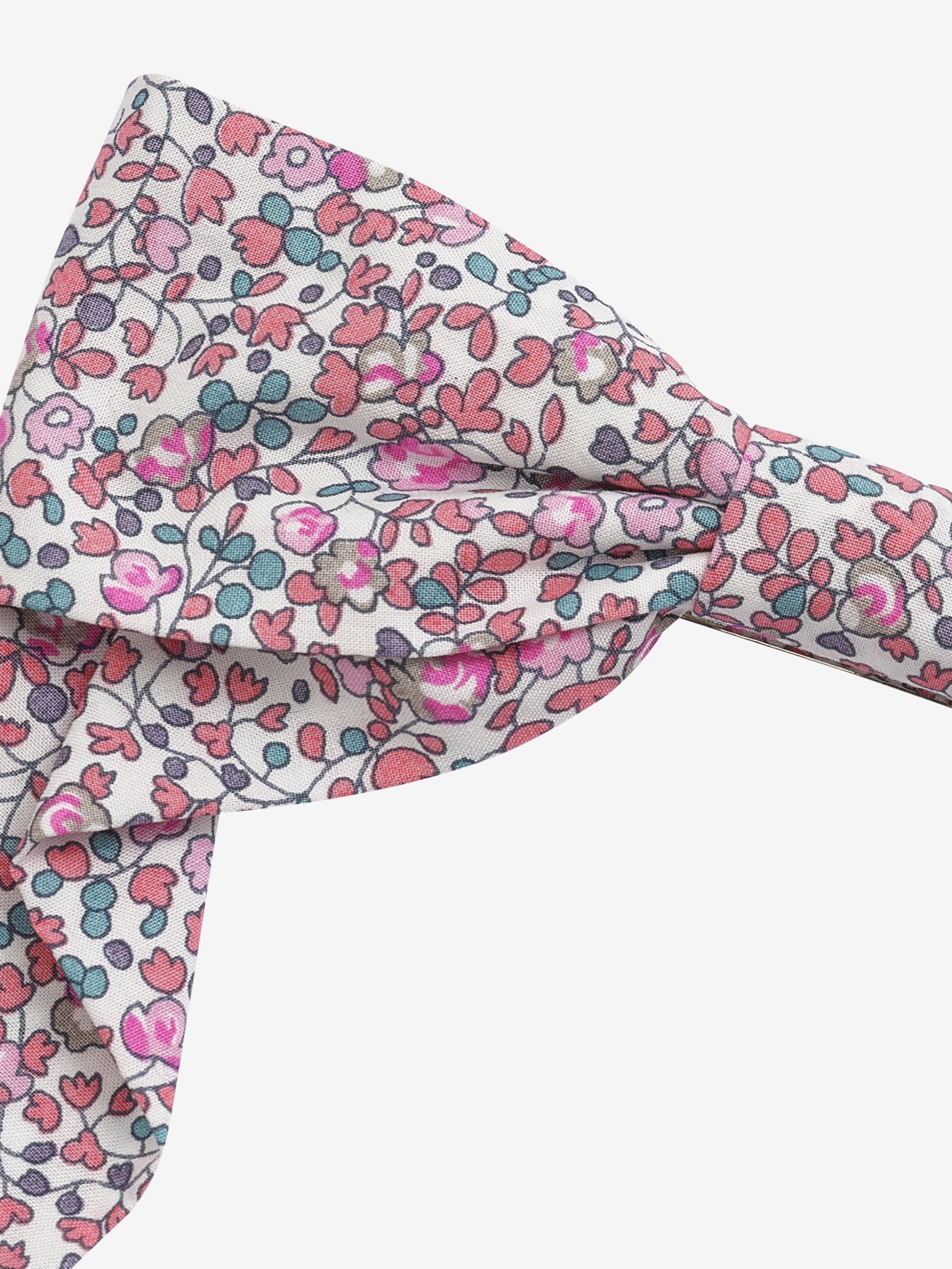 460482  Hairclip Bow in Liberty Fabric - 3715 Double Cream - MintMouse (Unicorner Concept Store)