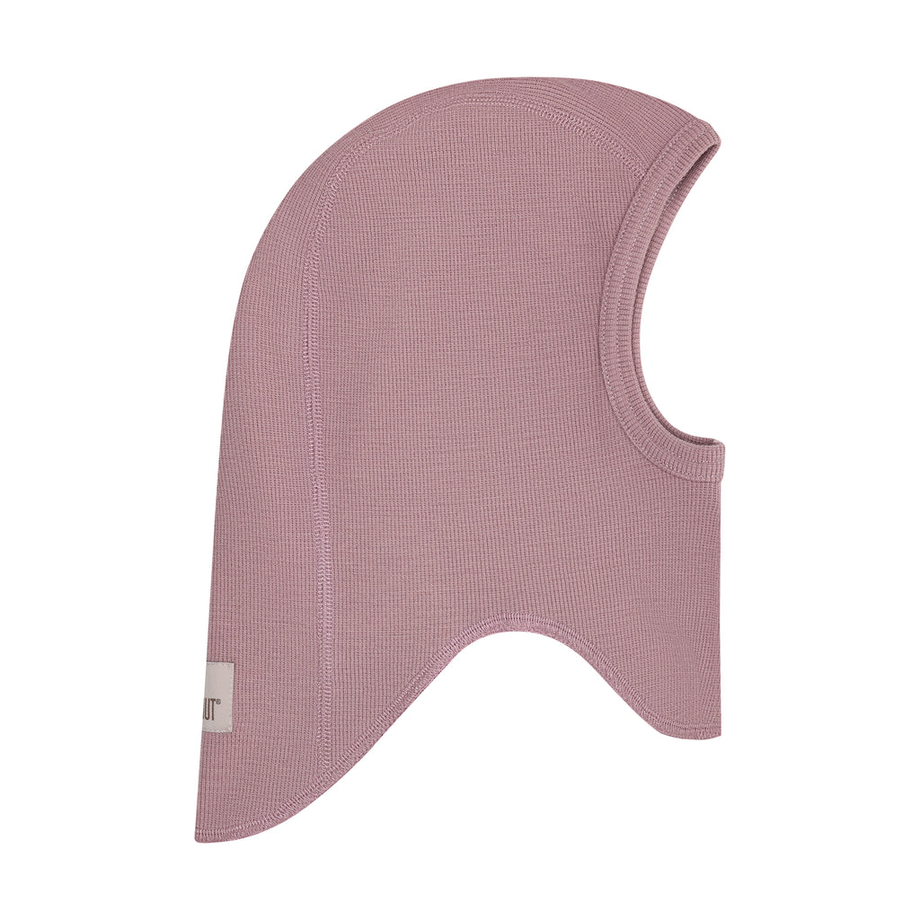 (460515) Balaclava Wool Rib - Woodrose