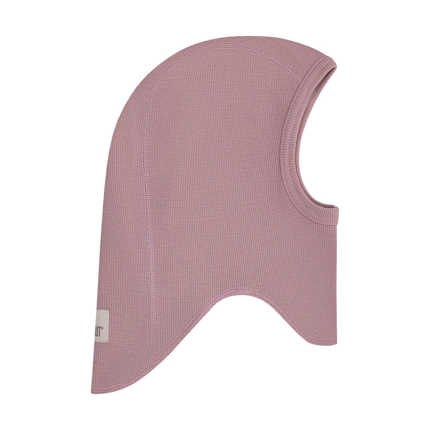 (460515) Balaclava Wool Rib - Woodrose