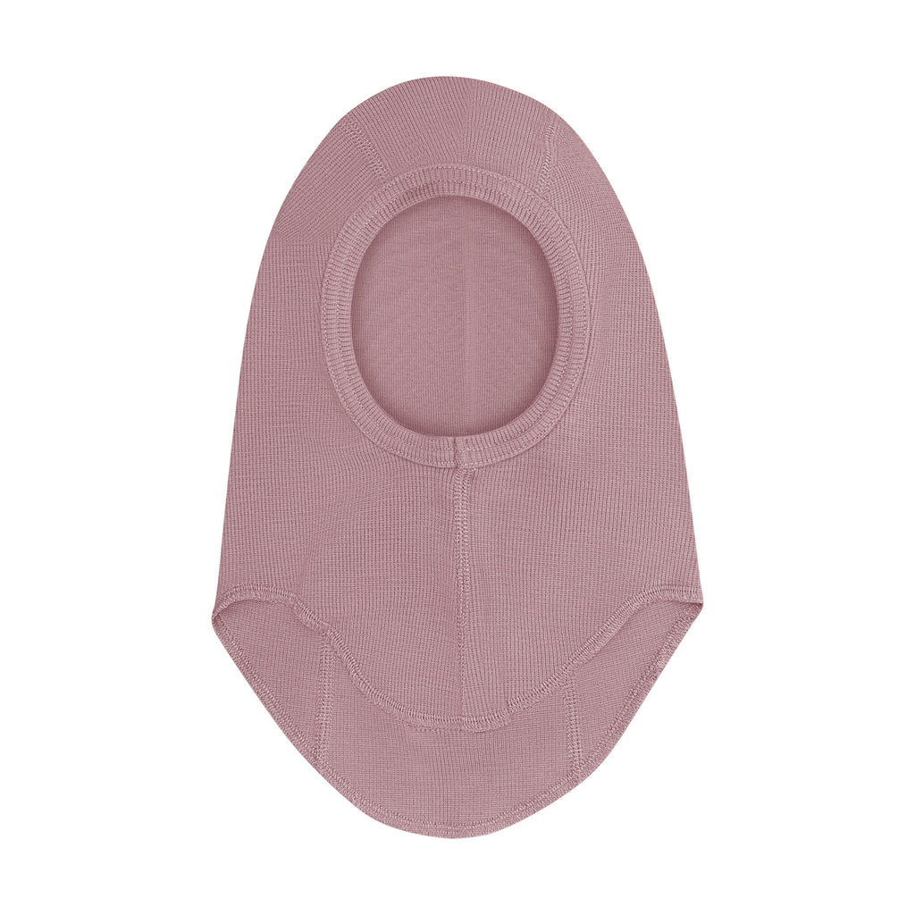 (460515) Balaclava Wool Rib - Woodrose