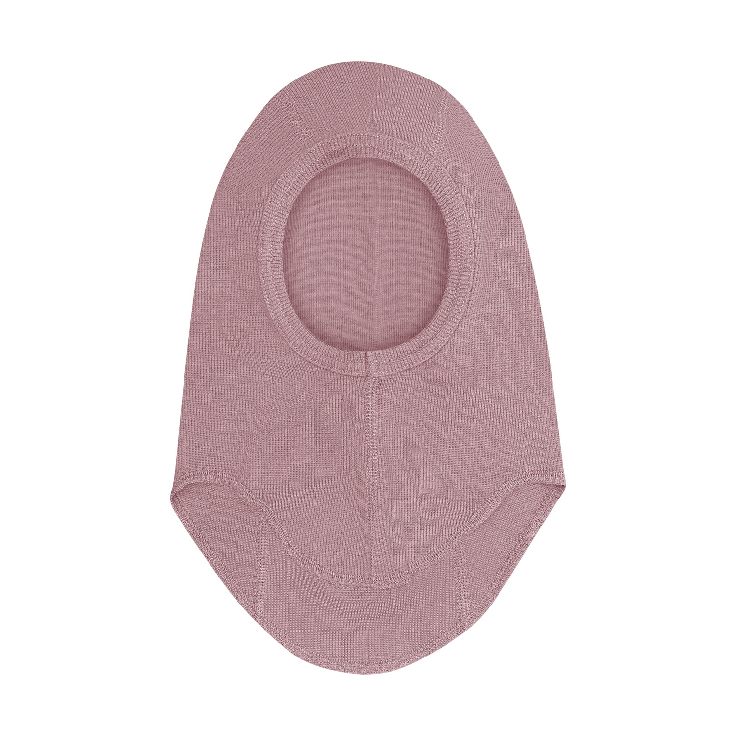 (460515) Balaclava Wool Rib - Woodrose