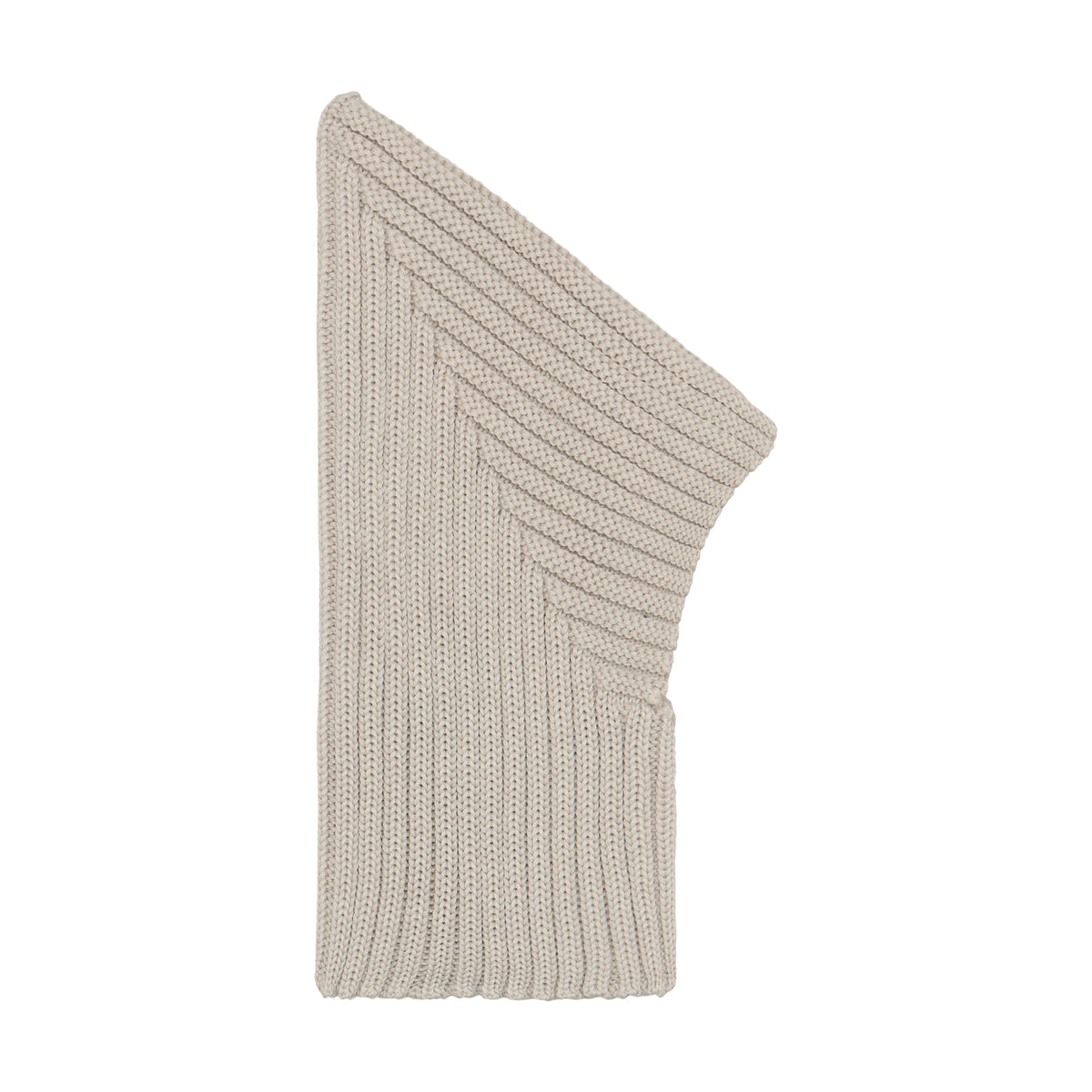 (460532) Balaclava Pixie Wool Knit -Sand Melange