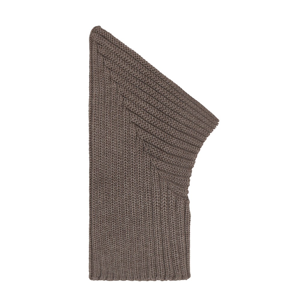 (460532) Balaclava Pixie Wool Knit - Cinder Melange