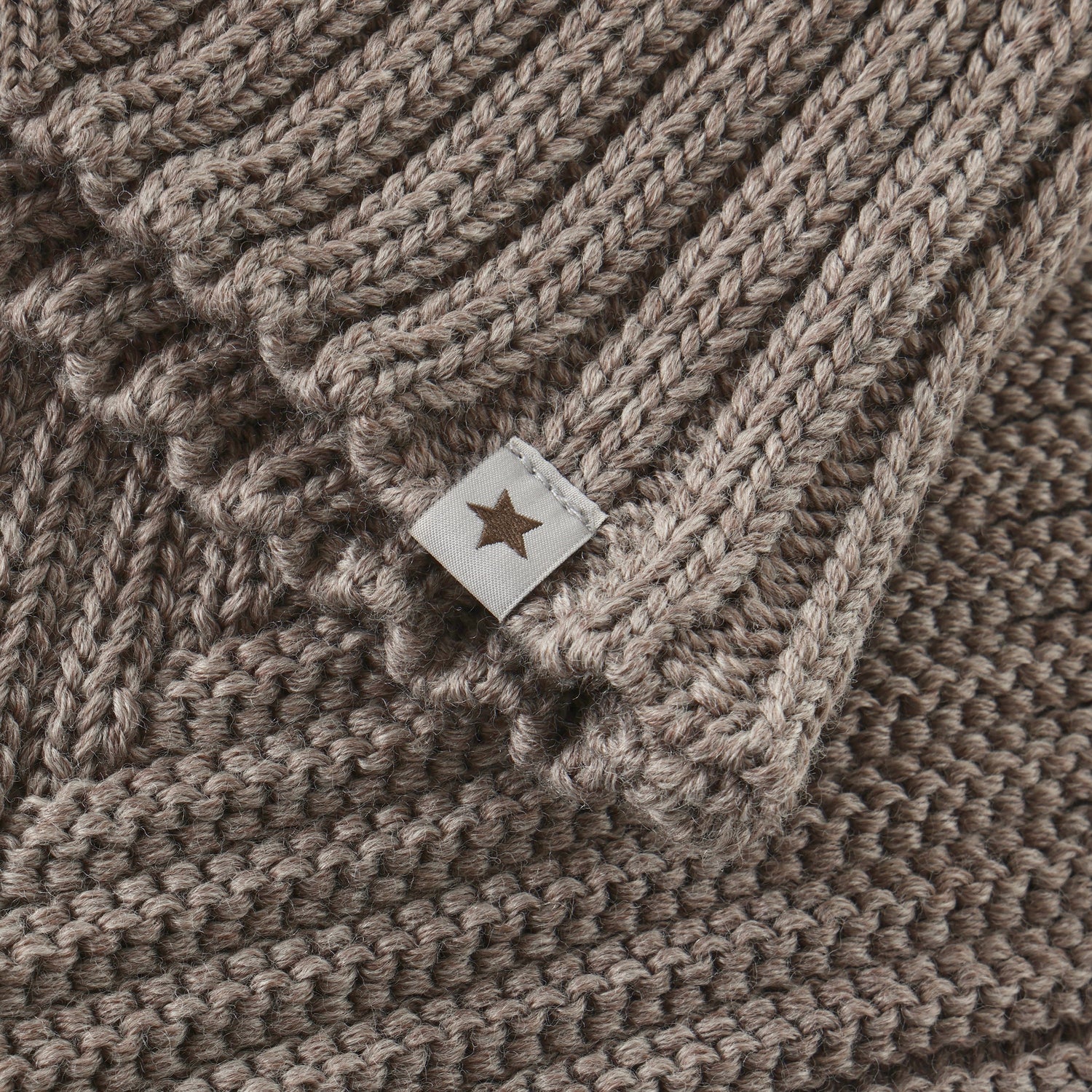(460532) Balaclava Pixie Wool Knit - Cinder Melange