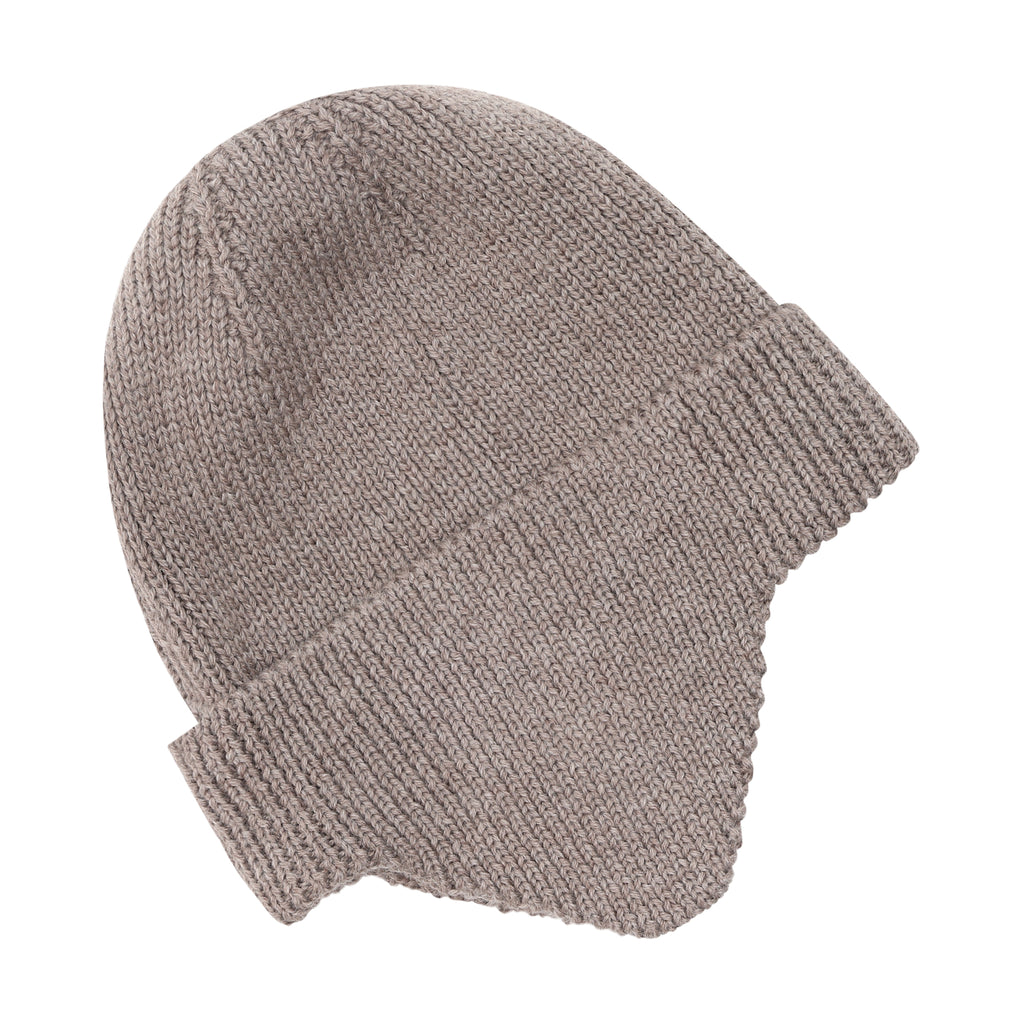 (460568) Hat Wool Knit Windstop - Cinder Melange