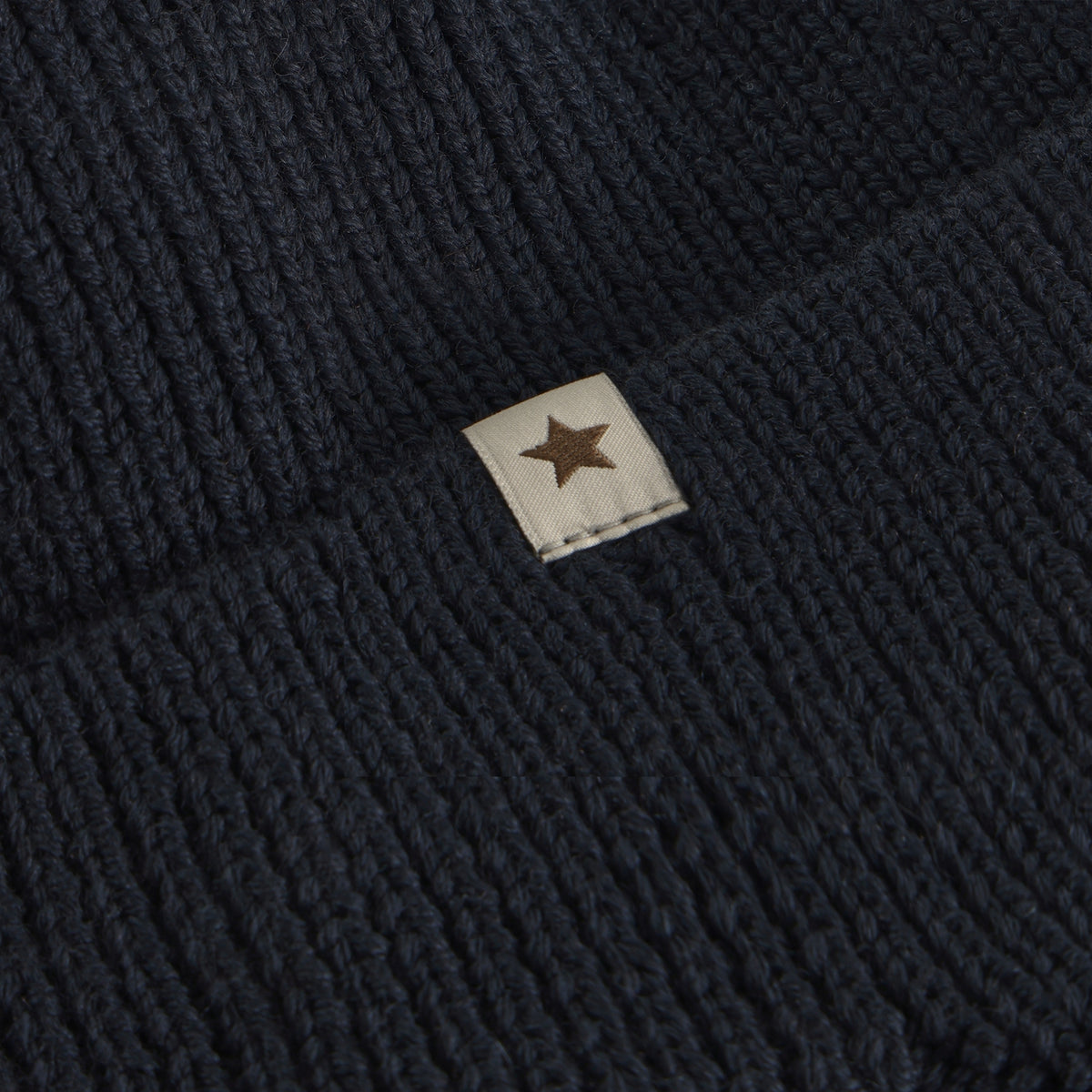 (460568) Hat Wool Knit Windstop -  Dark Navy