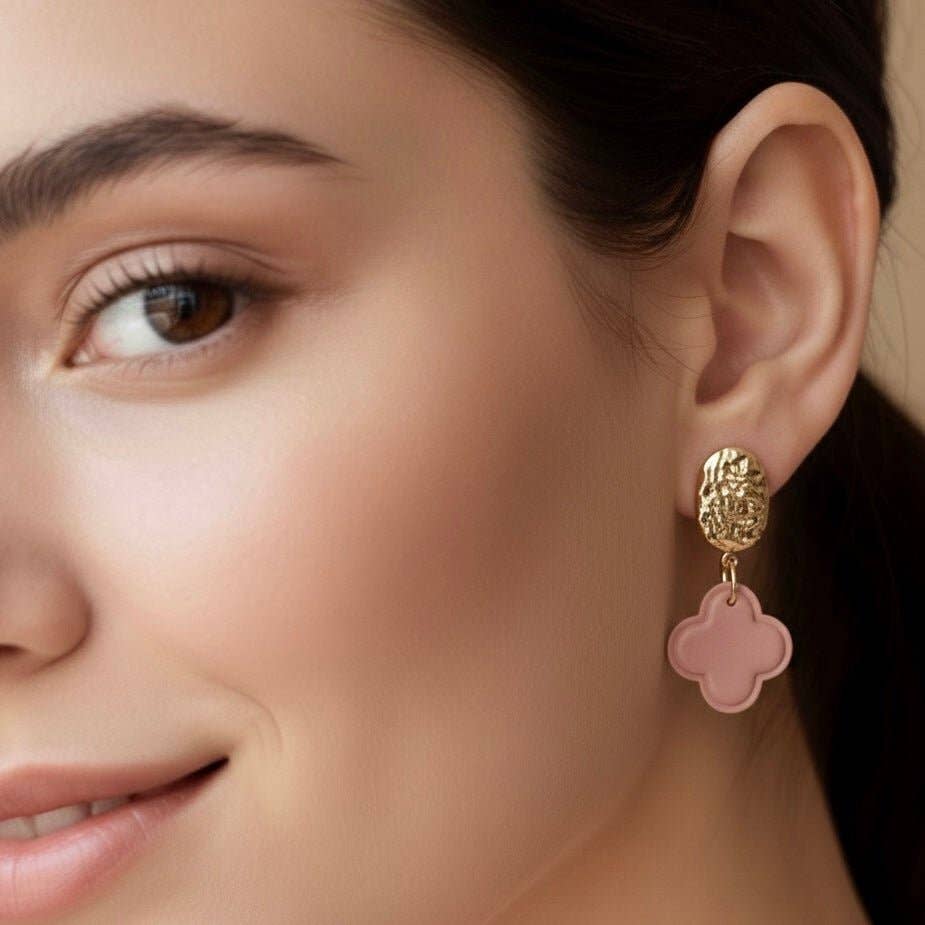 PURE CLOVER DROP - EARRINGS: Sable