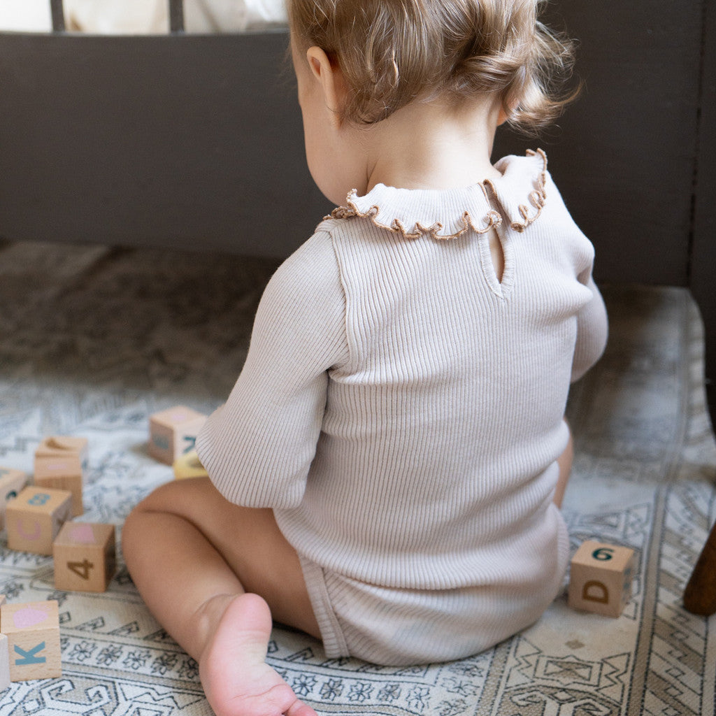 (477) Athena - Onesie wool Beige - MintMouse (Unicorner Concept Store)