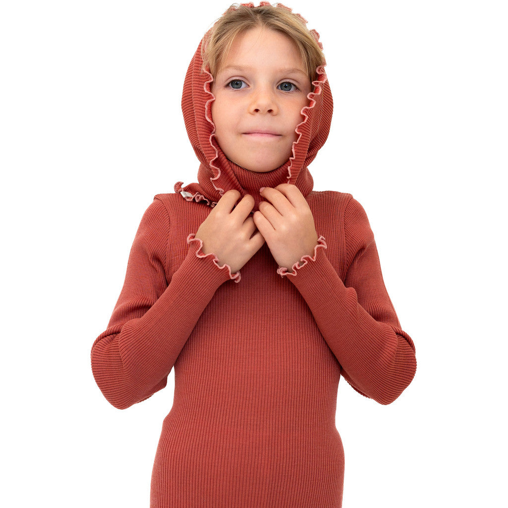 (479) Aha - Tube Scarf Autumn Blush with Cloudberry contrast - MintMouse (Unicorner Concept Store)