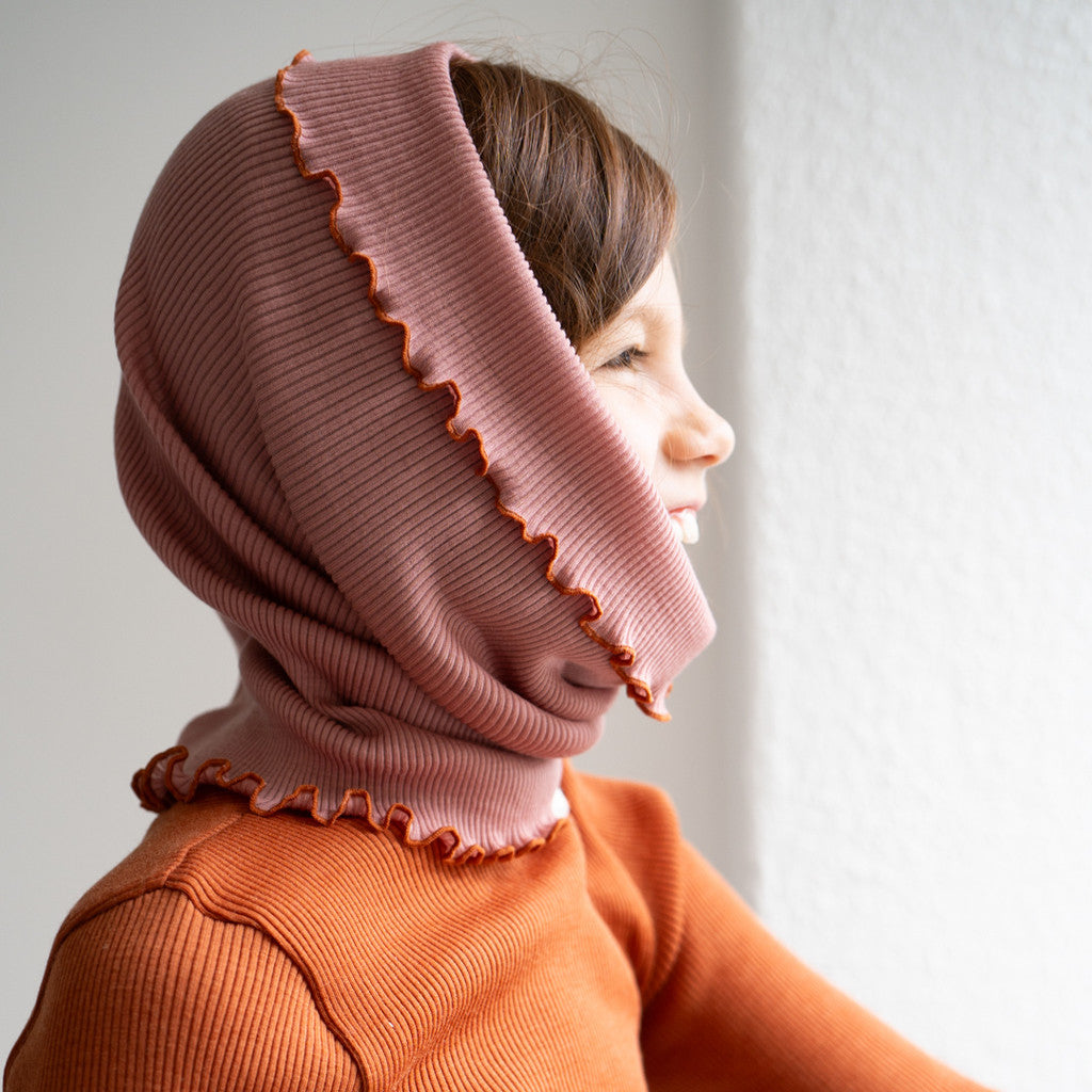 (479) Aha - Tube Scarf wool Rose - MintMouse (Unicorner Concept Store)