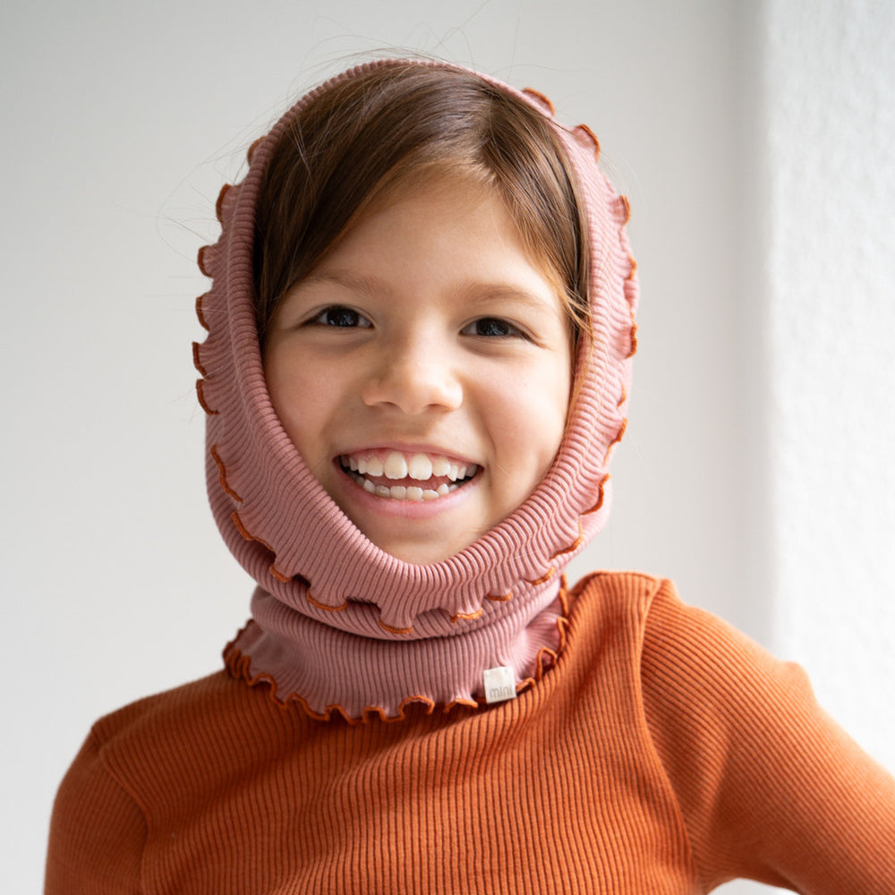 (479) Aha - Tube Scarf wool Rose - MintMouse (Unicorner Concept Store)