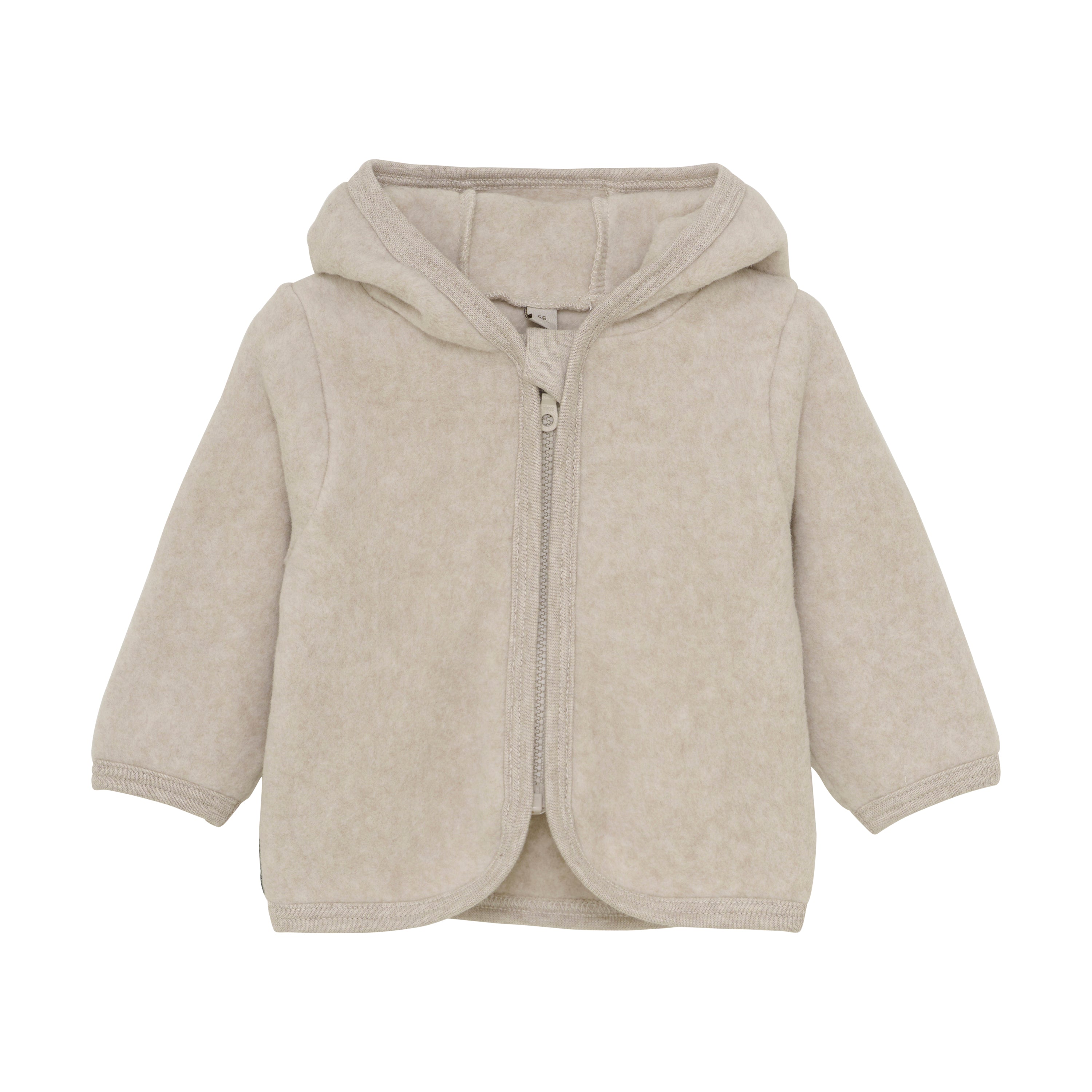 (480396) Jacket Ears Cotton Fleece - Camel Melange - MintMouse (Unicorner Concept Store)