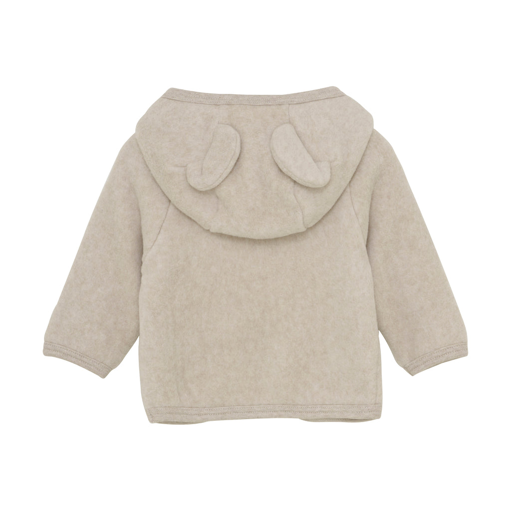 (480396) Jacket Ears Cotton Fleece - Camel Melange - MintMouse (Unicorner Concept Store)