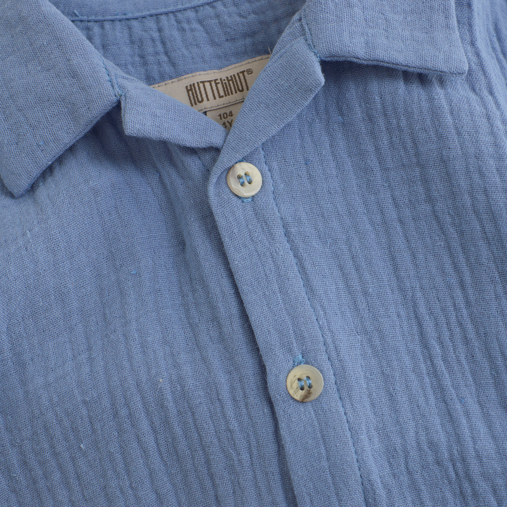 Shirt SS Muslin - Quiet Harbor - MintMouse (Unicorner Concept Store)