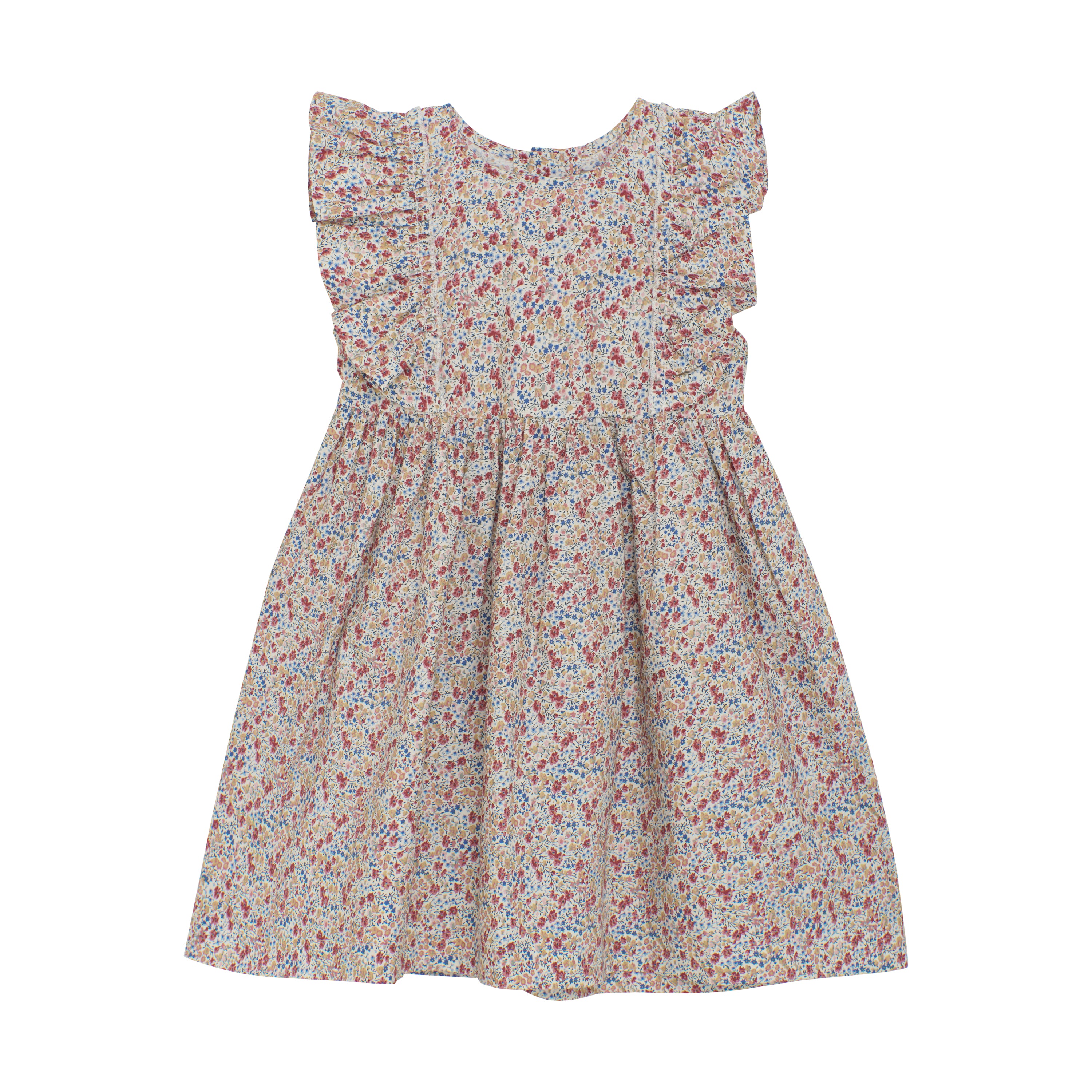 Dress SS in Liberty Fabric - Serpia Rose - MintMouse (Unicorner Concept Store)